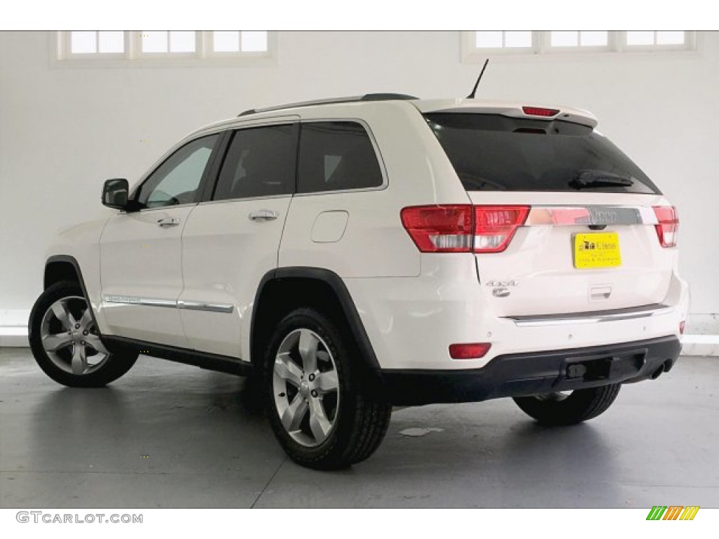 2011 Grand Cherokee Overland 4x4 - Stone White / New Saddle/Black photo #10