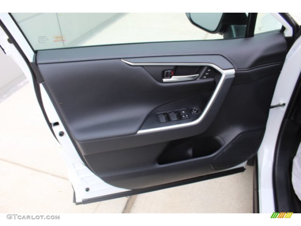 2019 RAV4 Limited - Blizzard White Pearl / Black photo #9