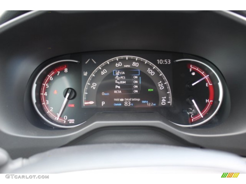 2019 RAV4 Limited - Blizzard White Pearl / Black photo #17