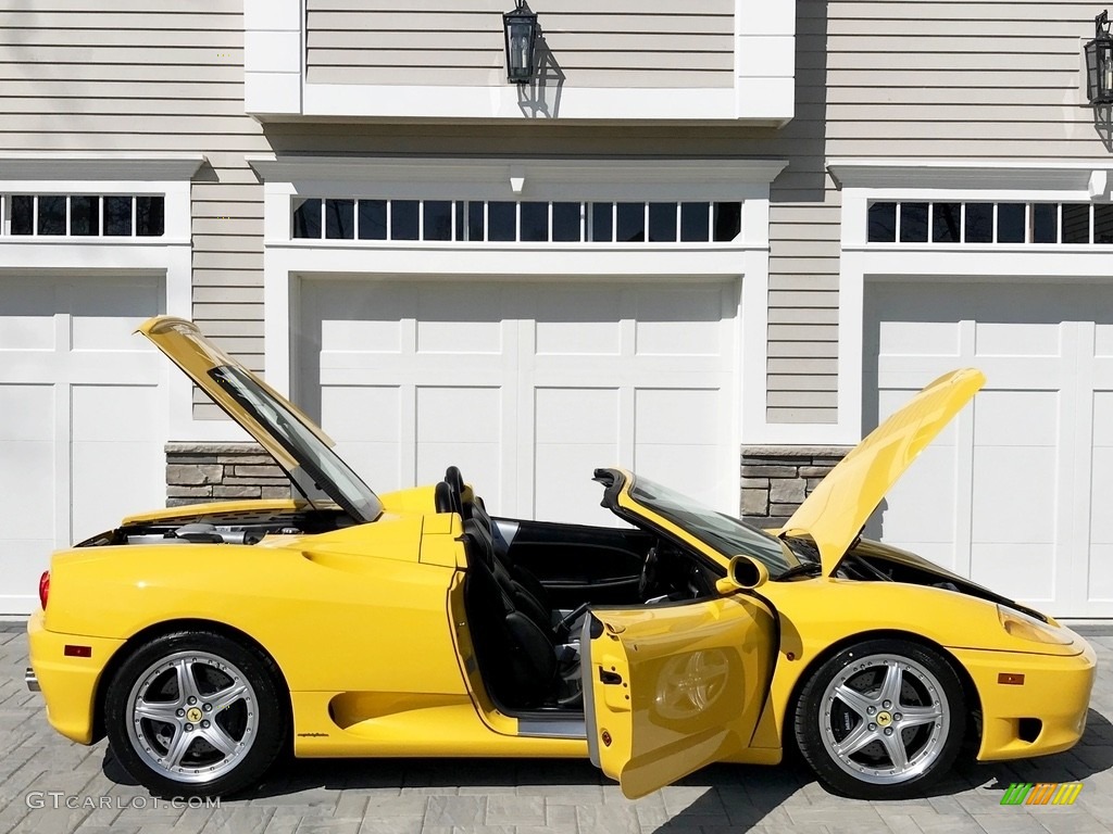 2003 360 Spider F1 - Giallo (Yellow) / Nero (Black) photo #41