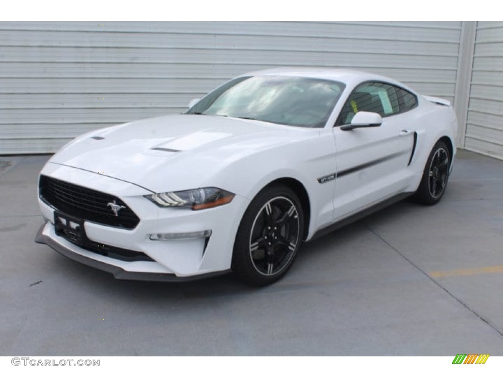 2019 Mustang California Special Fastback - Oxford White / Ebony w/Miko Suede and Red Accent Stitching photo #4