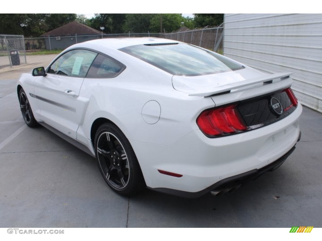 2019 Mustang California Special Fastback - Oxford White / Ebony w/Miko Suede and Red Accent Stitching photo #6