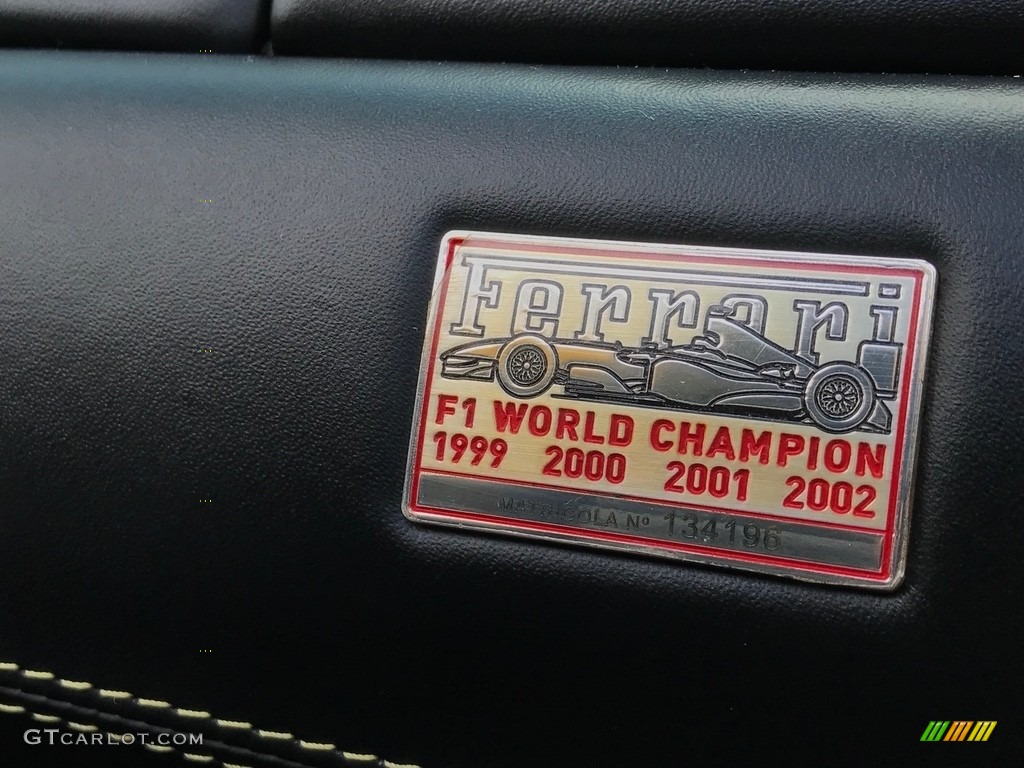 2003 Ferrari 360 Spider F1 Marks and Logos Photo #133250378