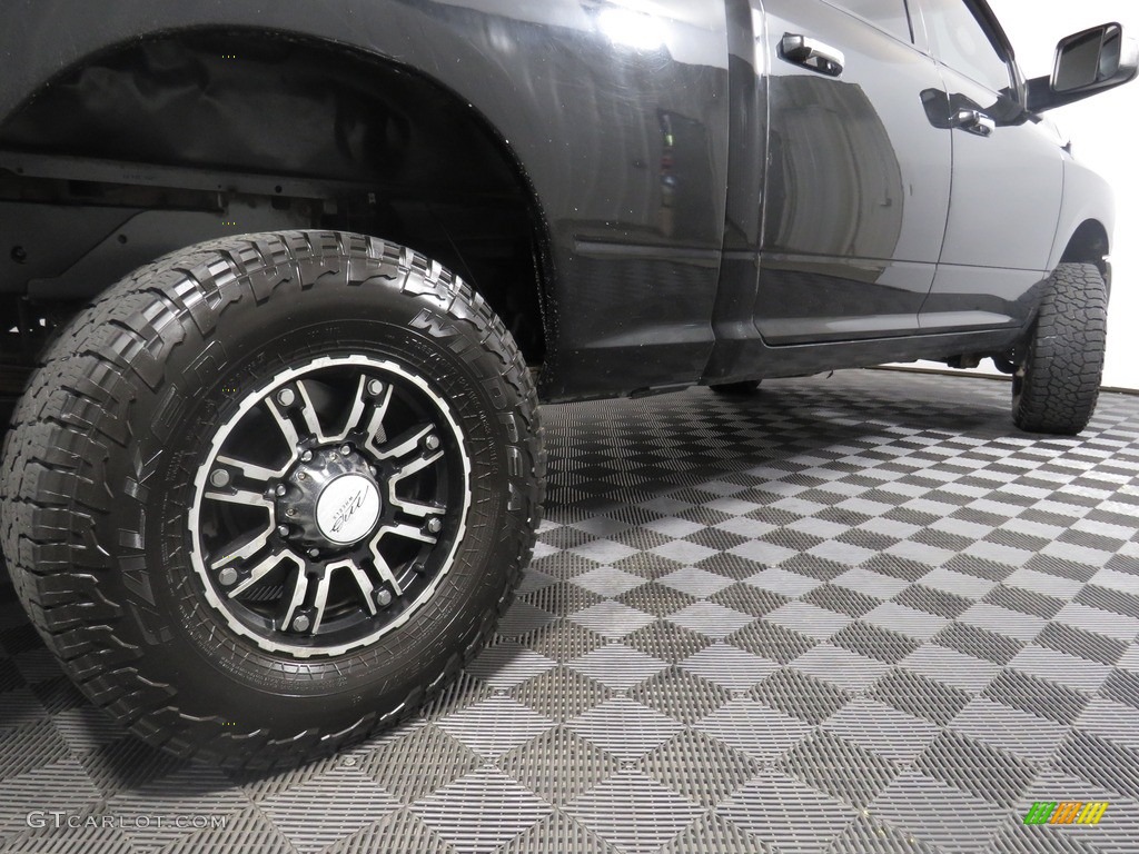 2010 Ram 2500 SLT Crew Cab 4x4 - Brilliant Black Crystal Pearl / Light Pebble Beige/Bark Brown photo #14