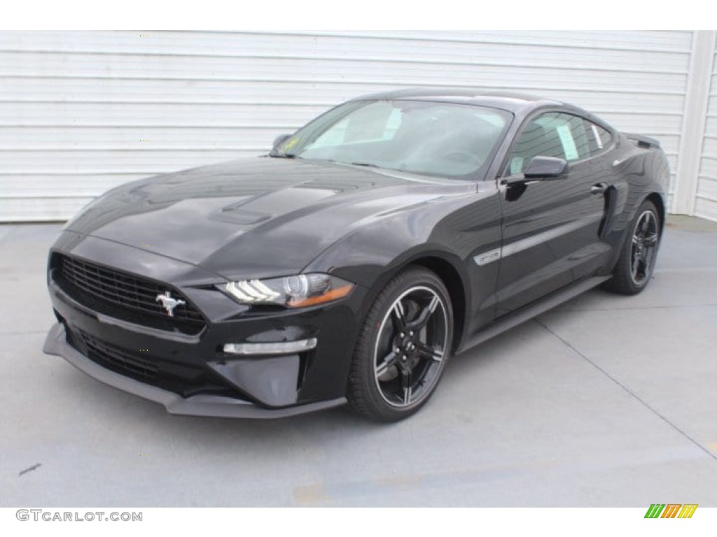 2019 Mustang California Special Fastback - Shadow Black / Ebony w/Miko Suede and Red Accent Stitching photo #4