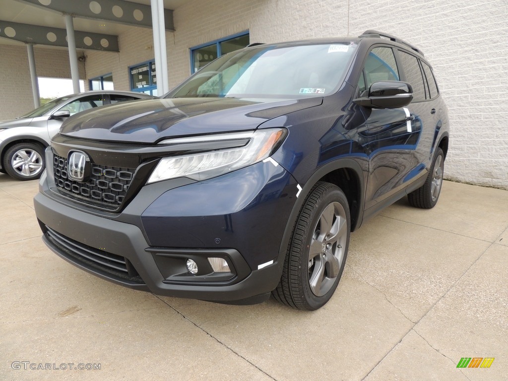 Obsidian Blue Pearl 2019 Honda Passport Touring AWD Exterior Photo #133250846