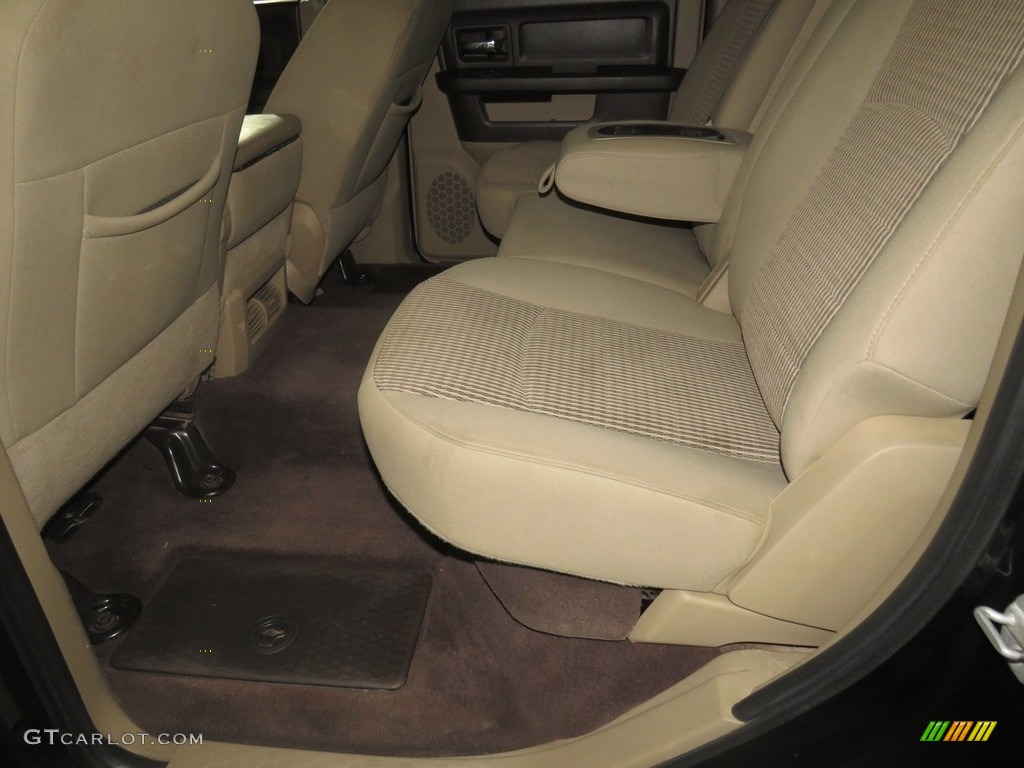 2010 Ram 2500 SLT Crew Cab 4x4 - Brilliant Black Crystal Pearl / Light Pebble Beige/Bark Brown photo #24