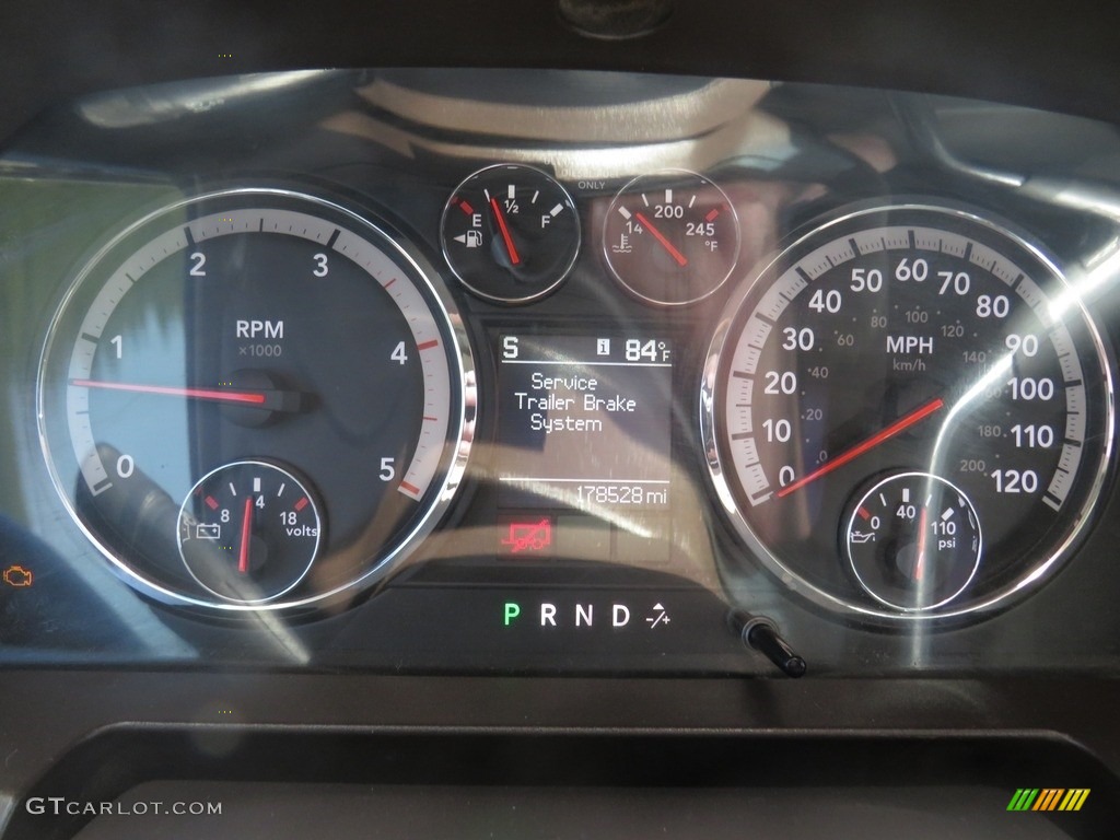 2010 Ram 2500 SLT Crew Cab 4x4 - Brilliant Black Crystal Pearl / Light Pebble Beige/Bark Brown photo #30