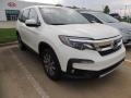 2019 White Diamond Pearl Honda Pilot EX-L AWD  photo #3