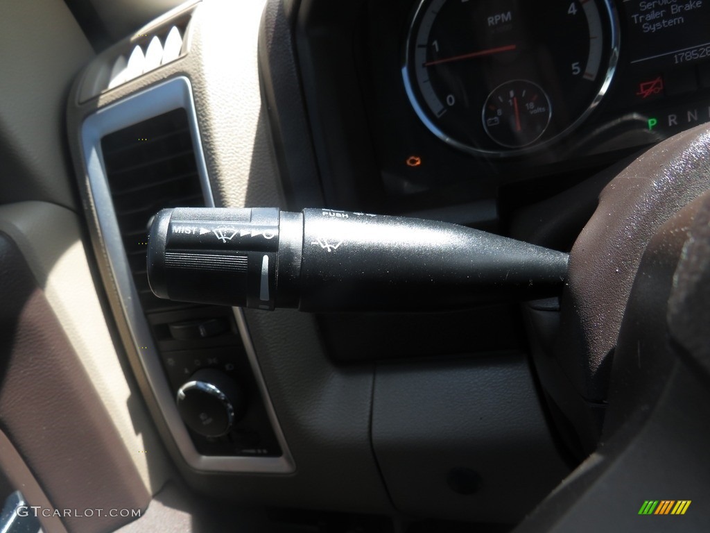 2010 Ram 2500 SLT Crew Cab 4x4 - Brilliant Black Crystal Pearl / Light Pebble Beige/Bark Brown photo #35