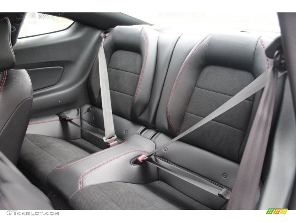 Ebony w/Miko Suede and Red Accent Stitching Interior 2019 Ford Mustang California Special Fastback Photo #133251173