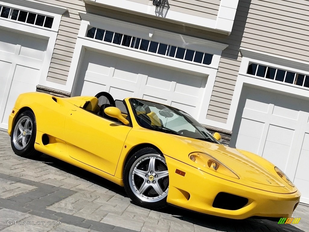 2003 360 Spider F1 - Giallo (Yellow) / Nero (Black) photo #114