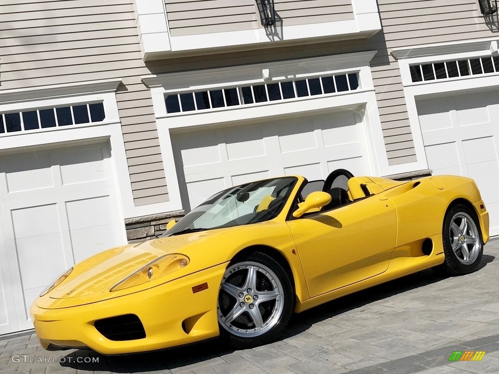2003 360 Spider F1 - Giallo (Yellow) / Nero (Black) photo #116