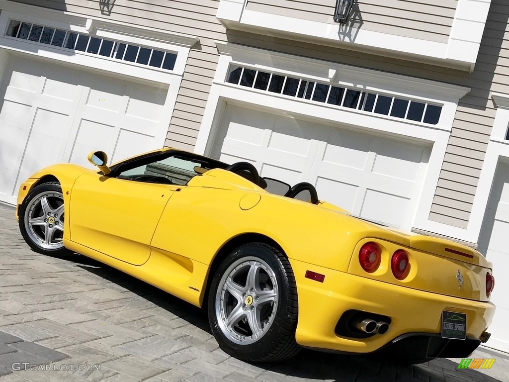 2003 360 Spider F1 - Giallo (Yellow) / Nero (Black) photo #117