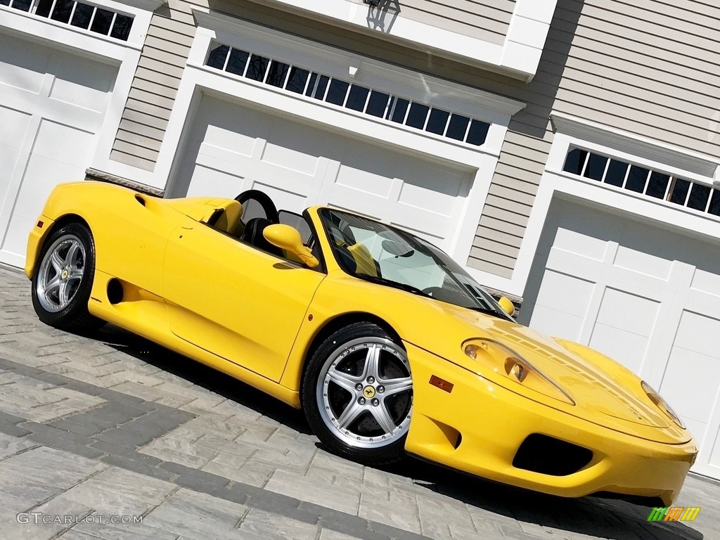 2003 360 Spider F1 - Giallo (Yellow) / Nero (Black) photo #118