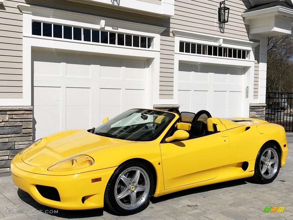 2003 360 Spider F1 - Giallo (Yellow) / Nero (Black) photo #119