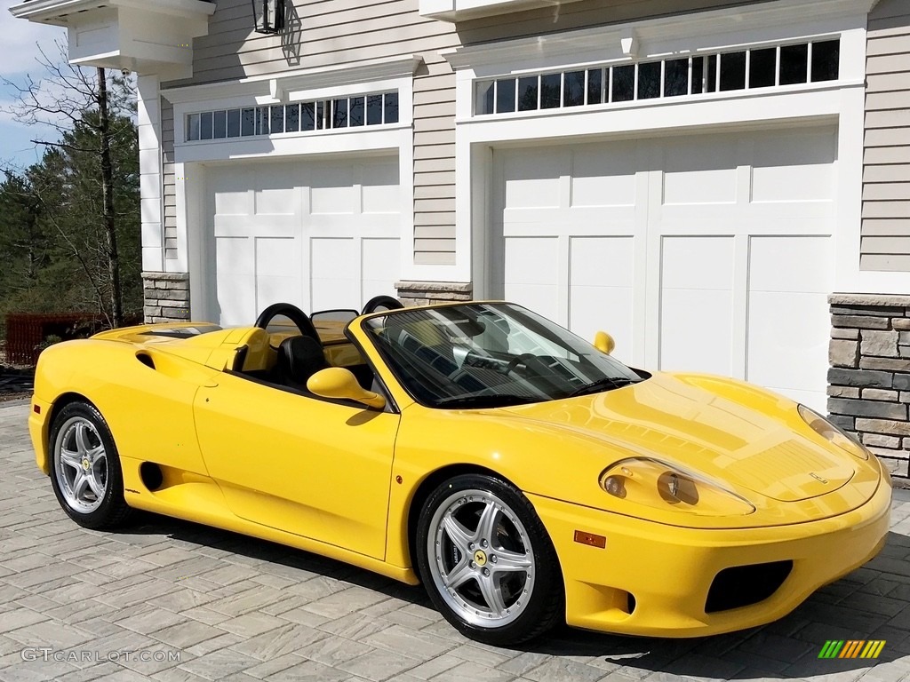 2003 360 Spider F1 - Giallo (Yellow) / Nero (Black) photo #120