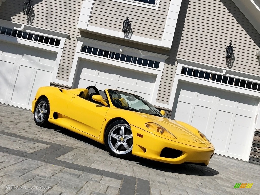 2003 360 Spider F1 - Giallo (Yellow) / Nero (Black) photo #124