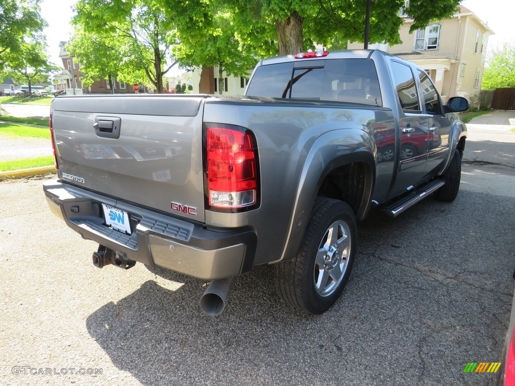 2013 Sierra 2500HD Denali Crew Cab 4x4 - Steel Gray Metallic / Ebony photo #17