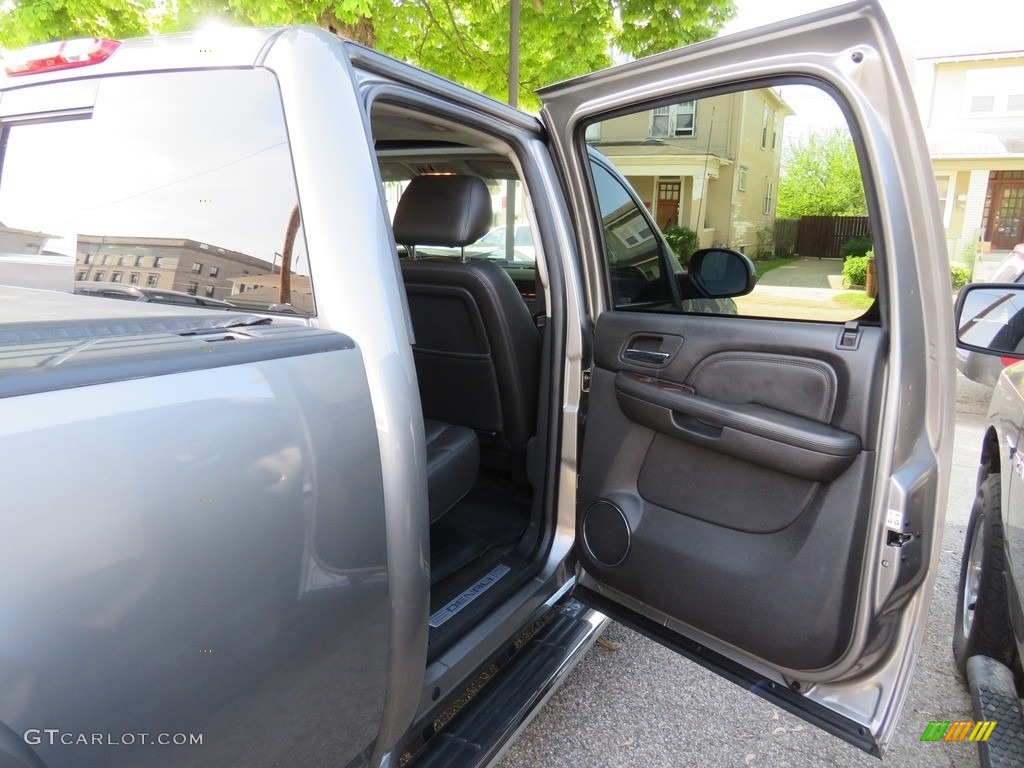 2013 Sierra 2500HD Denali Crew Cab 4x4 - Steel Gray Metallic / Ebony photo #34