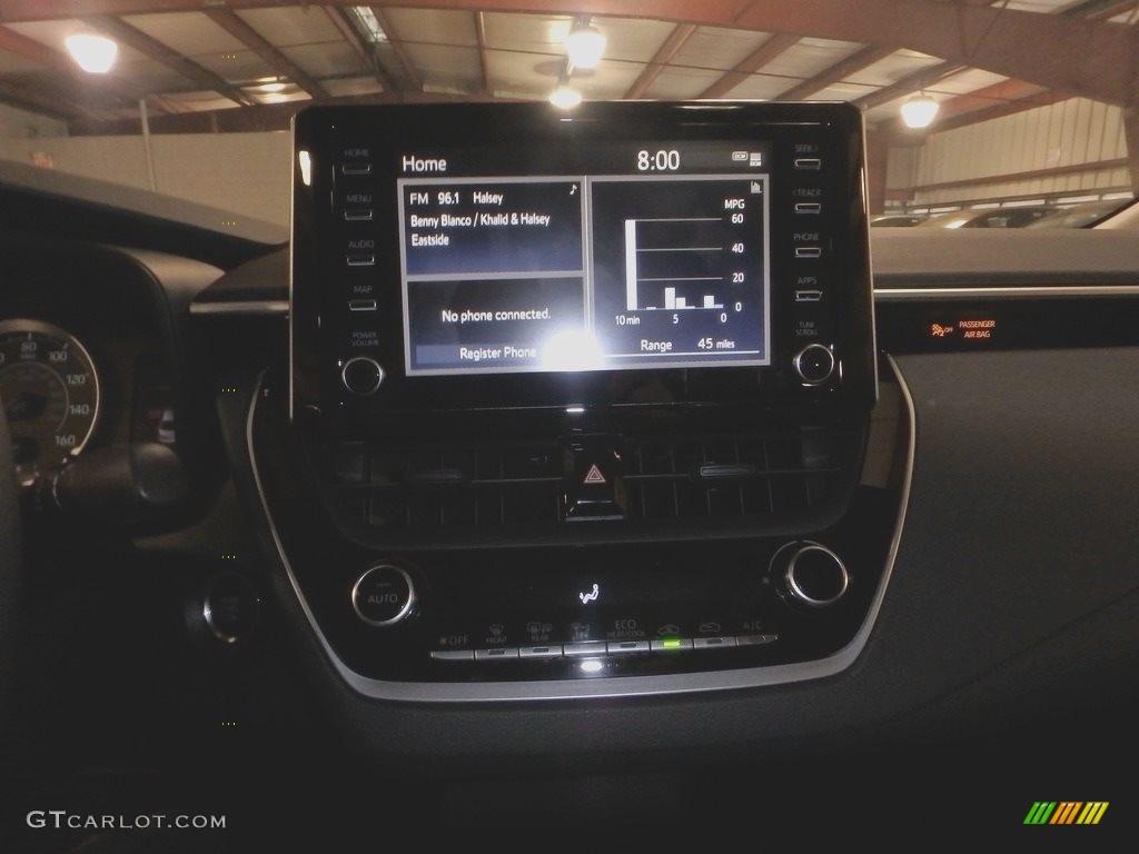 2020 Corolla LE - Celestite Gray Metallic / Black photo #12