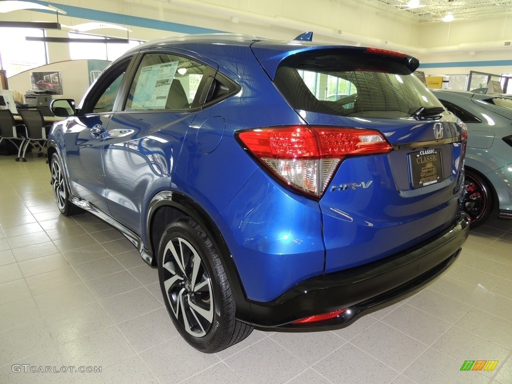 2019 HR-V Sport AWD - Aegean Blue Metallic / Black photo #5