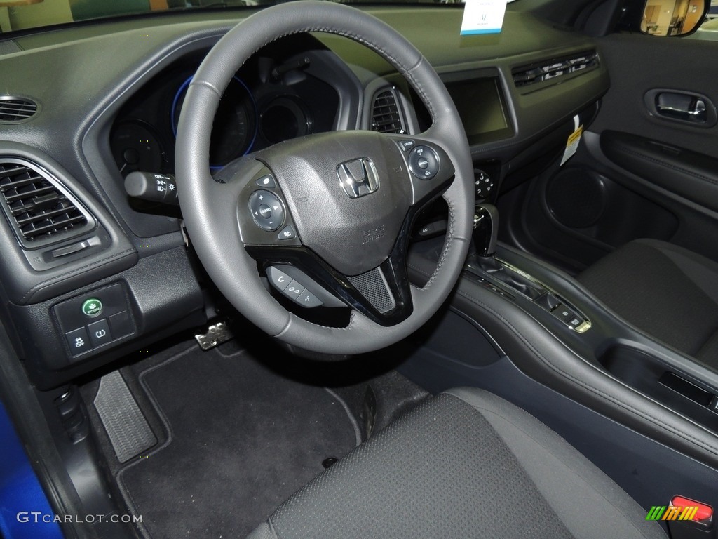 2019 HR-V Sport AWD - Aegean Blue Metallic / Black photo #8