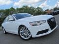 Ibis White - A6 3.0T quattro Sedan Photo No. 2