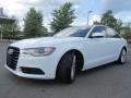 Ibis White - A6 3.0T quattro Sedan Photo No. 6