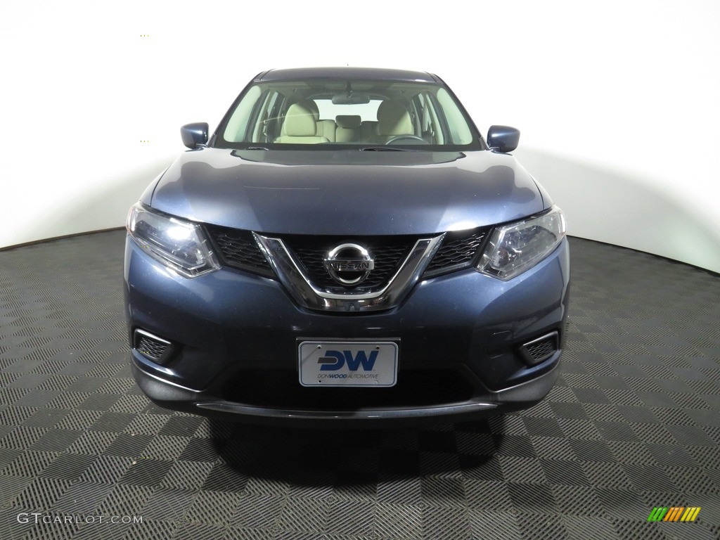 2016 Rogue S AWD - Arctic Blue Metallic / Charcoal photo #4