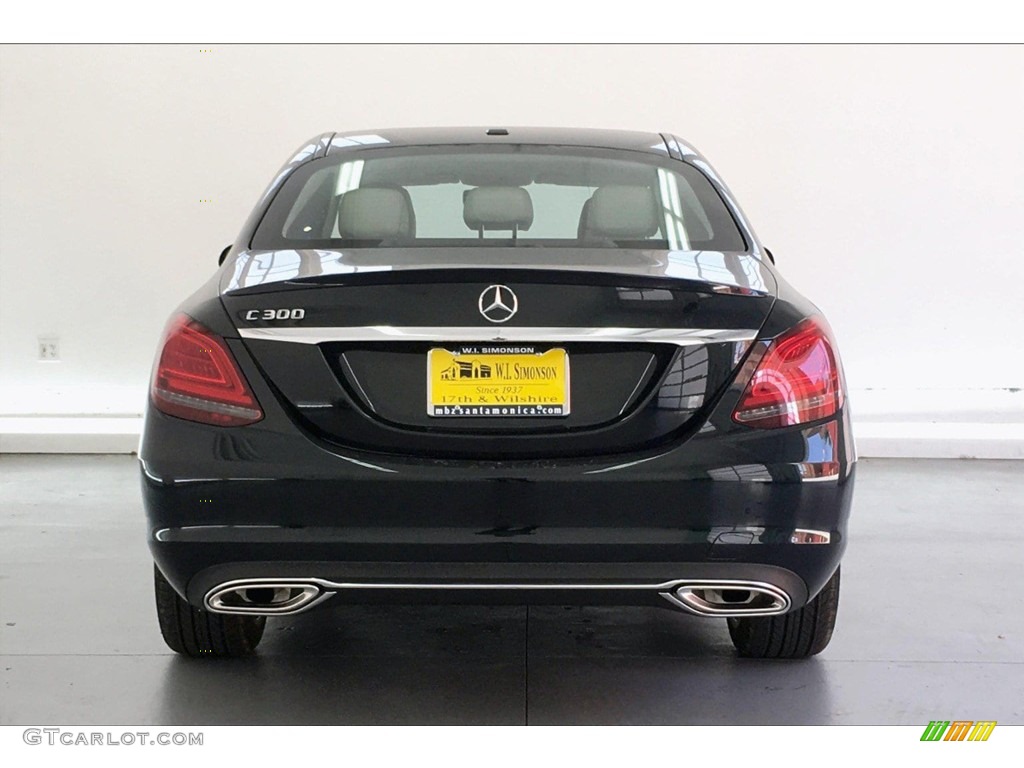 2019 C 300 Sedan - Emerald Green Metallic / Silk Beige/Black photo #3