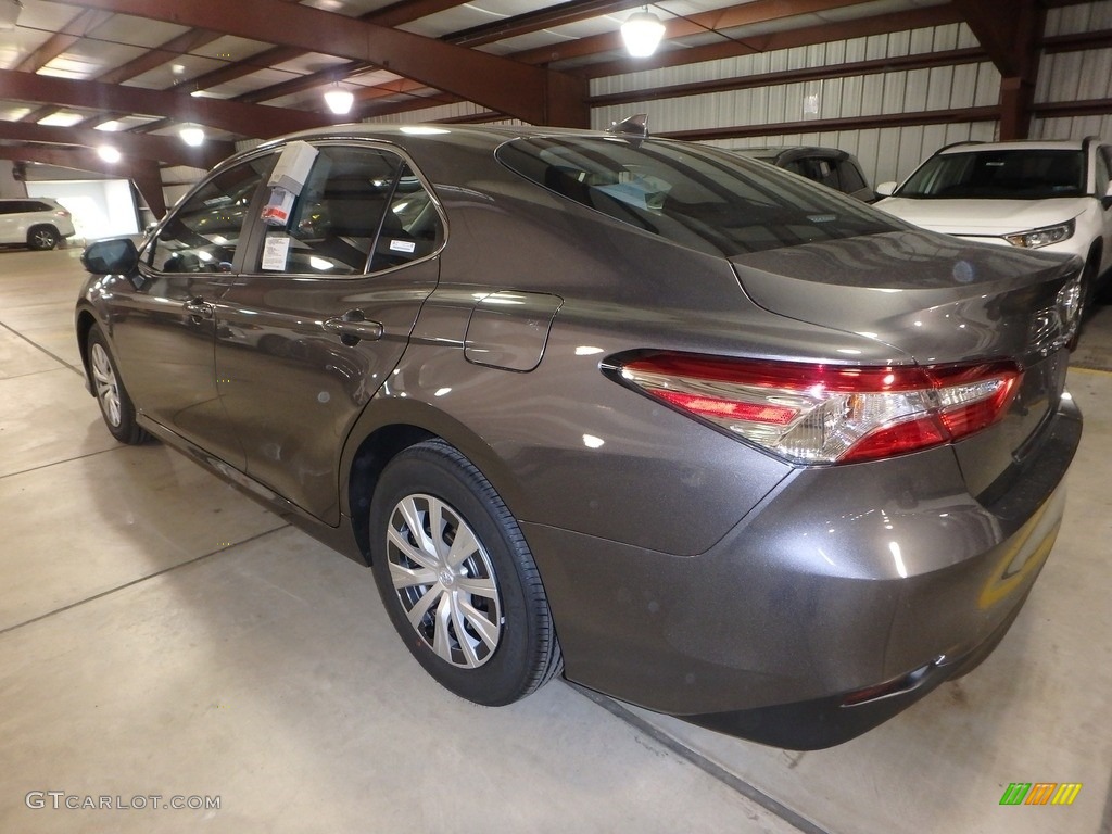 2019 Camry Hybrid LE - Predawn Gray Mica / Black photo #3