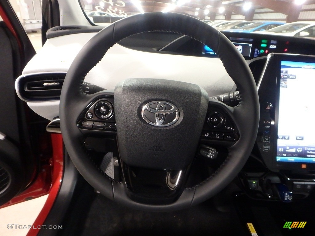 2019 Prius Limited - Supersonic Red / Moonstone photo #13