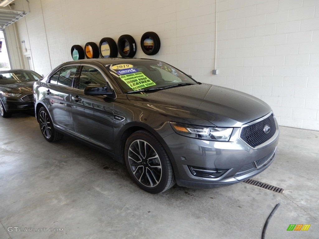 2019 Taurus SHO AWD - Magnetic / Charcoal Black/Mayan Gray photo #1
