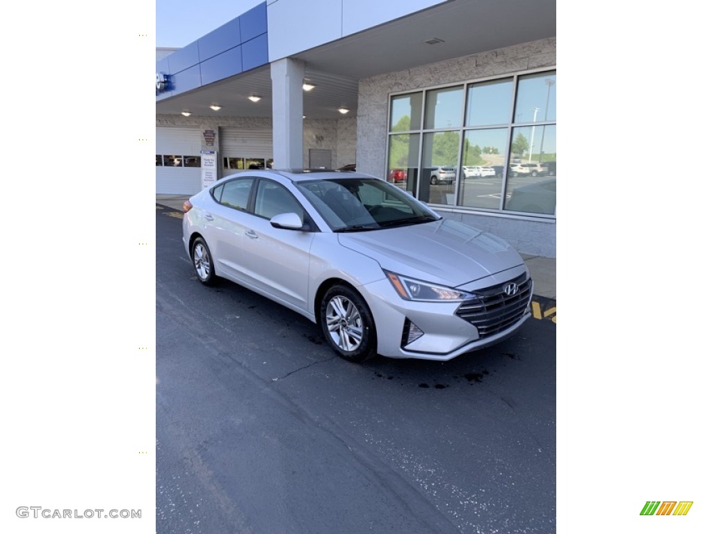 2019 Elantra Value Edition - Symphony Silver / Black photo #2