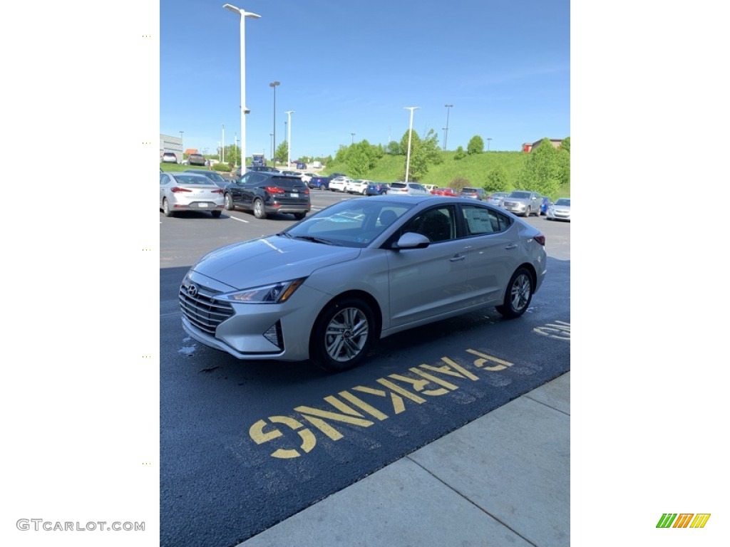 2019 Elantra Value Edition - Symphony Silver / Black photo #7