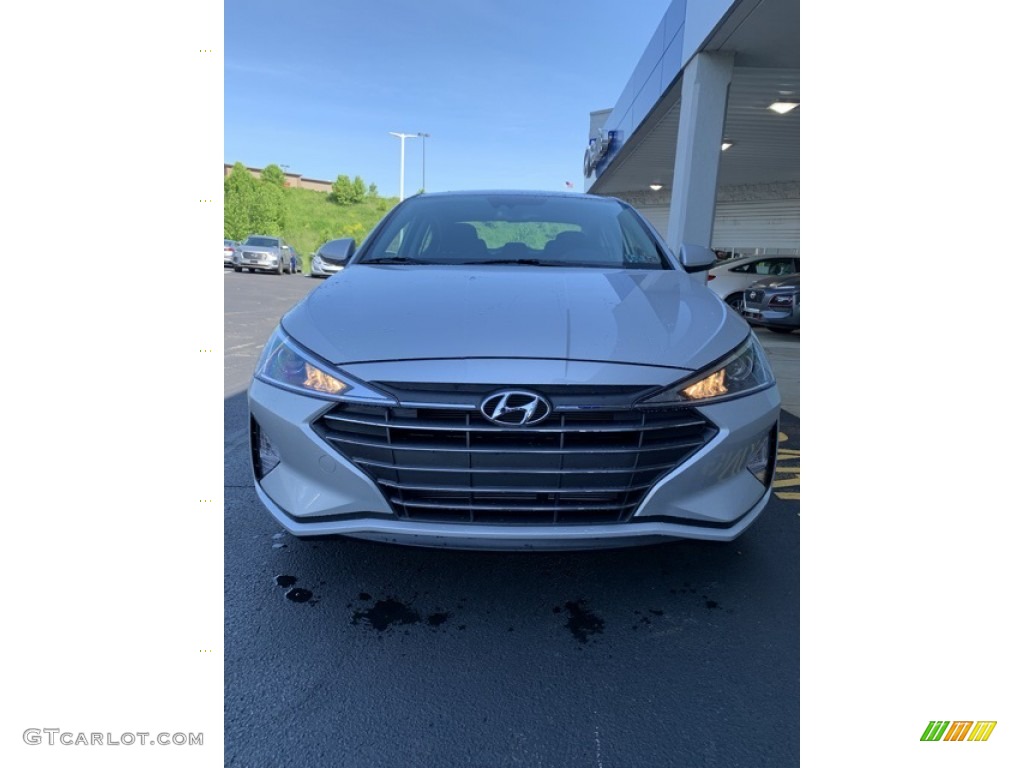 2019 Elantra Value Edition - Symphony Silver / Black photo #8