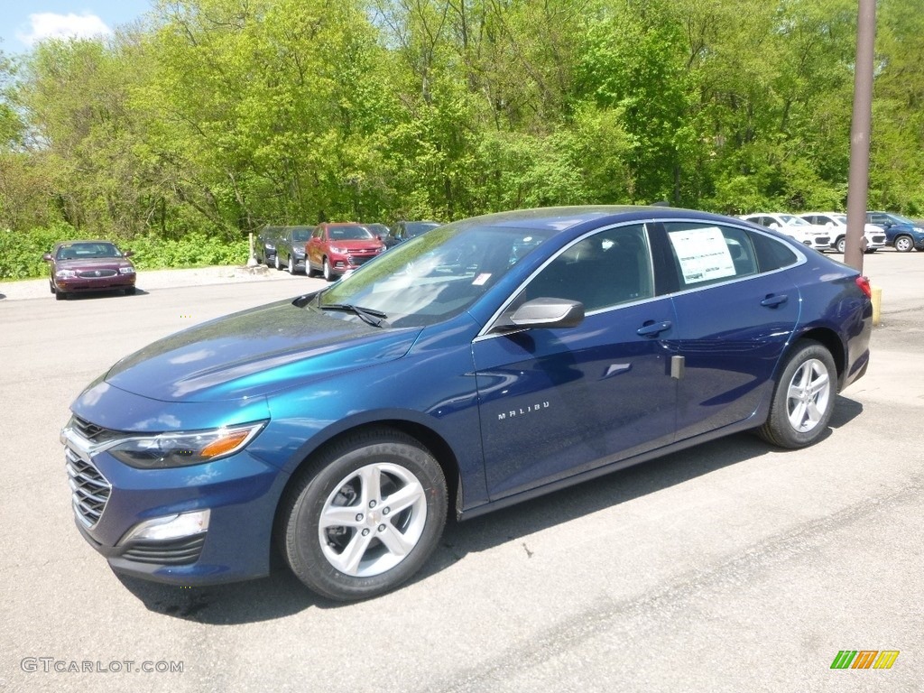 2019 Malibu LS - Pacific Blue Metallic / Jet Black photo #1