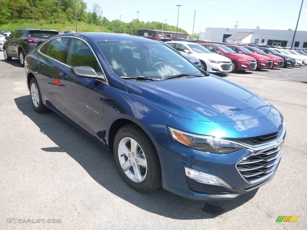 2019 Malibu LS - Pacific Blue Metallic / Jet Black photo #8