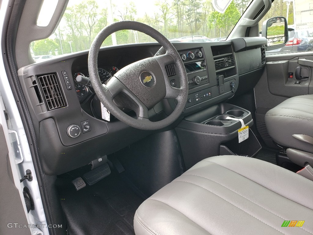 Medium Pewter Interior 2019 Chevrolet Express 2500 Cargo WT Photo #133261358