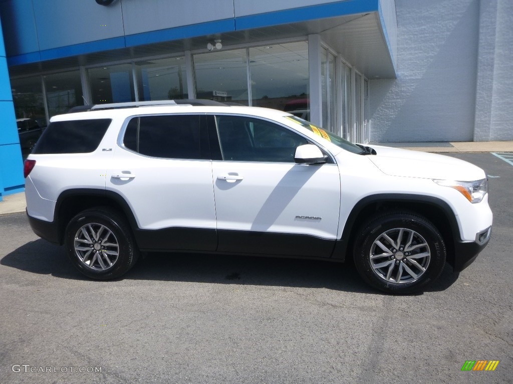 2018 Acadia SLE AWD - Summit White / Jet Black photo #3