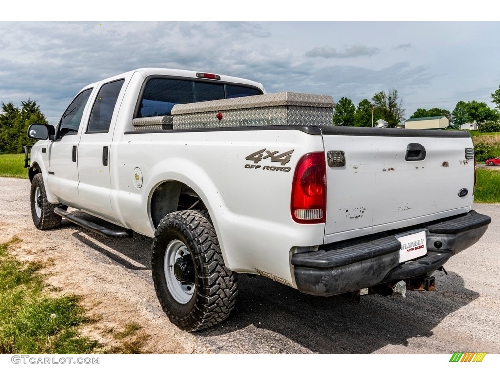 2001 F250 Super Duty XL Super Crew 4x4 - Oxford White / Medium Parchment photo #6