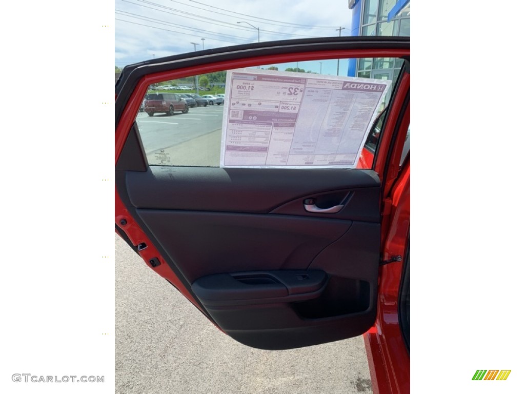 2019 Civic Sport Sedan - Rallye Red / Black photo #16