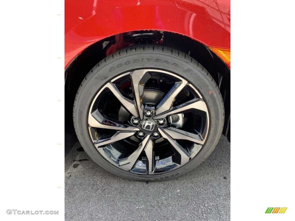 2019 Civic Sport Sedan - Rallye Red / Black photo #29