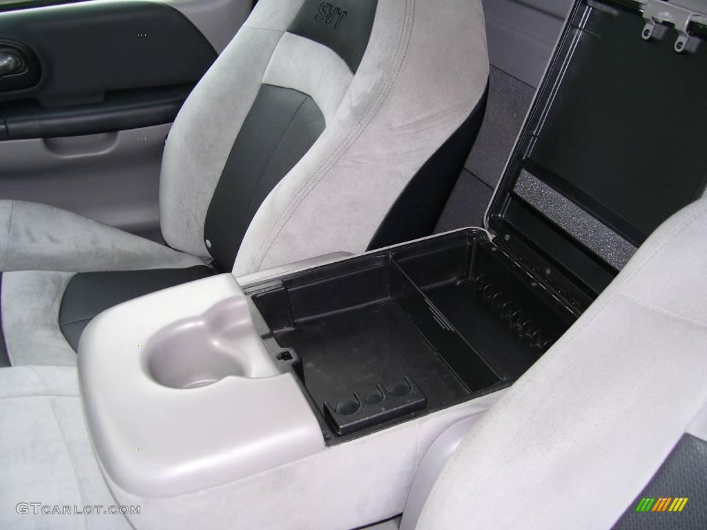 2003 F150 SVT Lightning - Sonic Blue Metallic / Medium Graphite Grey photo #30