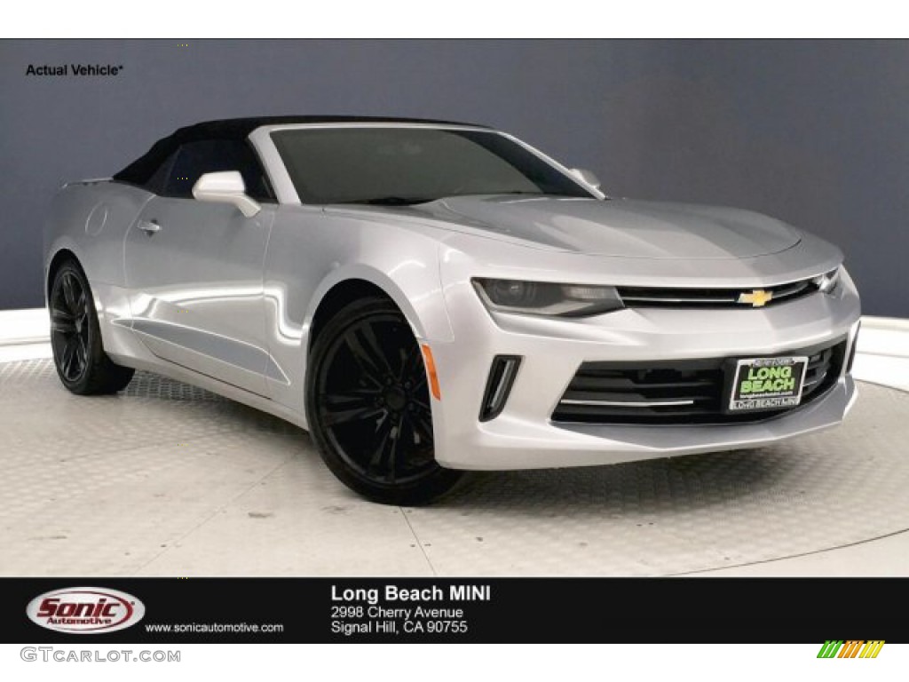 2017 Camaro LT Convertible - Silver Ice Metallic / Jet Black photo #1