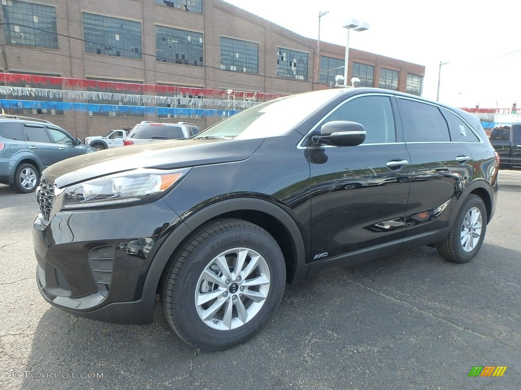 2019 Sorento LX AWD - Ebony Black / Satin Black photo #7