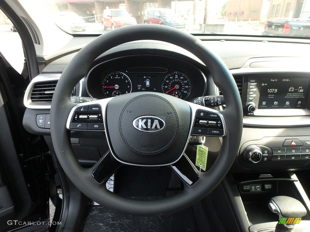 2019 Sorento LX AWD - Ebony Black / Satin Black photo #18