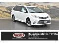 2020 Blizzard White Pearl Toyota Sienna XLE AWD  photo #1