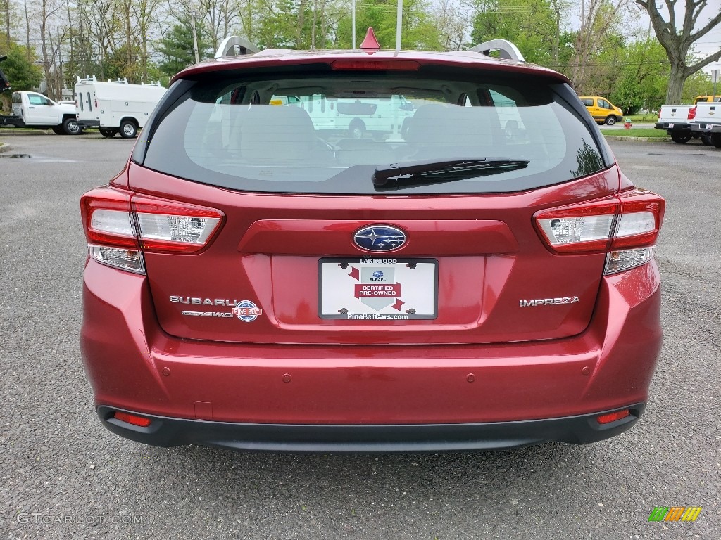 2019 Impreza 2.0i Limited 5-Door - Crimson Red Pearl / Ivory photo #6